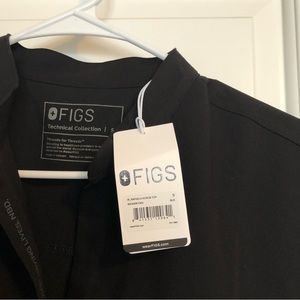 NWT Figs Black Rafaela Oversized Scrub Top